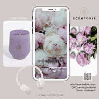 LOVE ARTIST (300g Kerze) MEDITATION: Selbstliebe & Achtsamkeit
