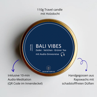 BALI VIBES (110g Kerze mit Holzdocht)