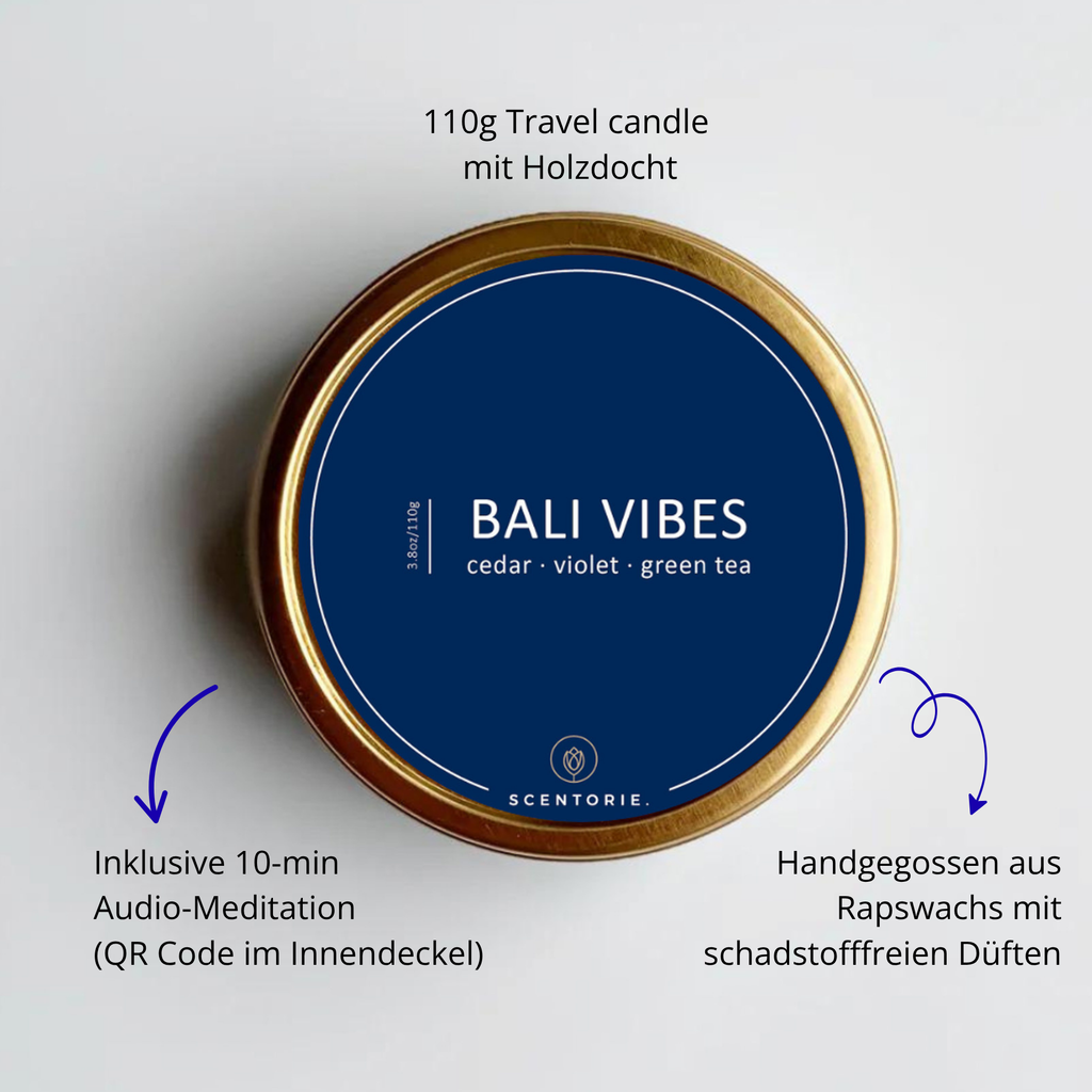 BALI VIBES (110g Kerze mit Holzdocht)