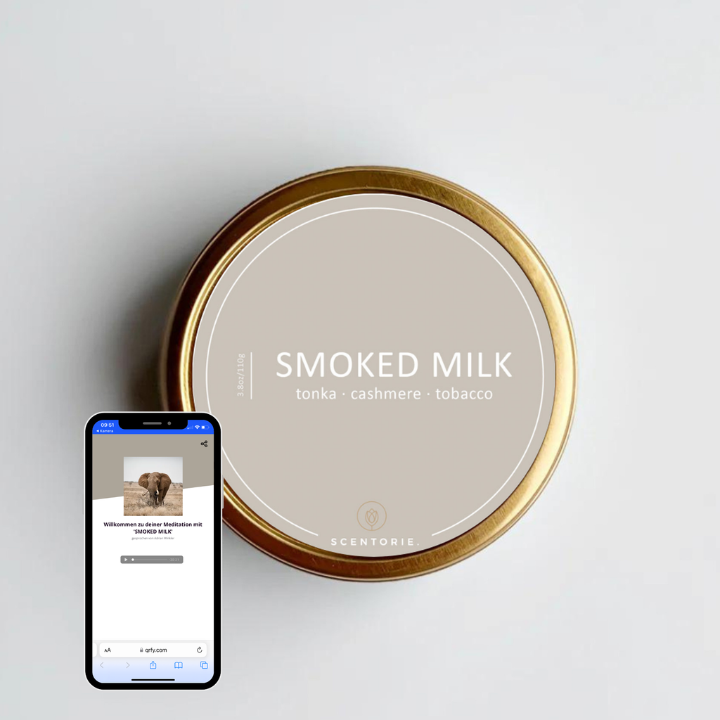 SMOKED MILK (110g Duftkerze mit Holzdocht)