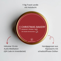 CHRISTMAS BAKERY (110g Duftkerze mit Holzdocht)