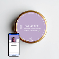 LOVE ARTIST (110g Duftkerze mit Holzdocht)