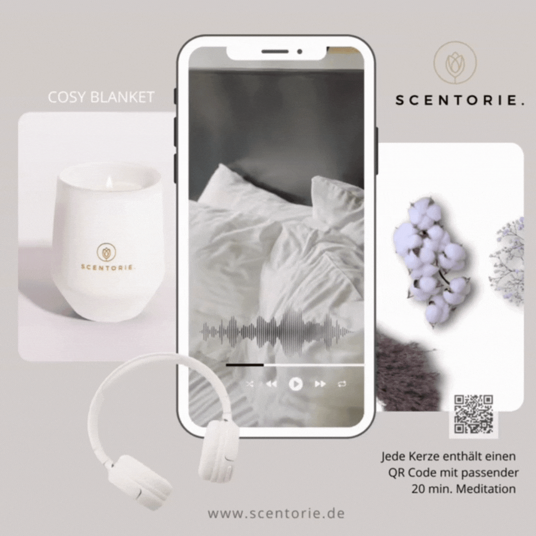 COSY BLANKET (300g Kerze) MEDITATION: Heißluftballonfahrt