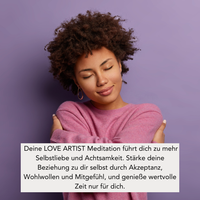 LOVE ARTIST (110g Duftkerze mit Holzdocht)