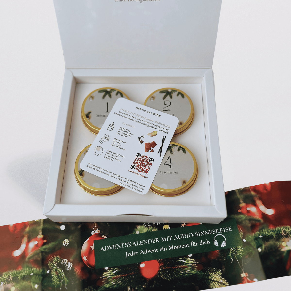 ADVENTSKALENDER 🎅🏻 mit 4 passenden Audio-Reisen