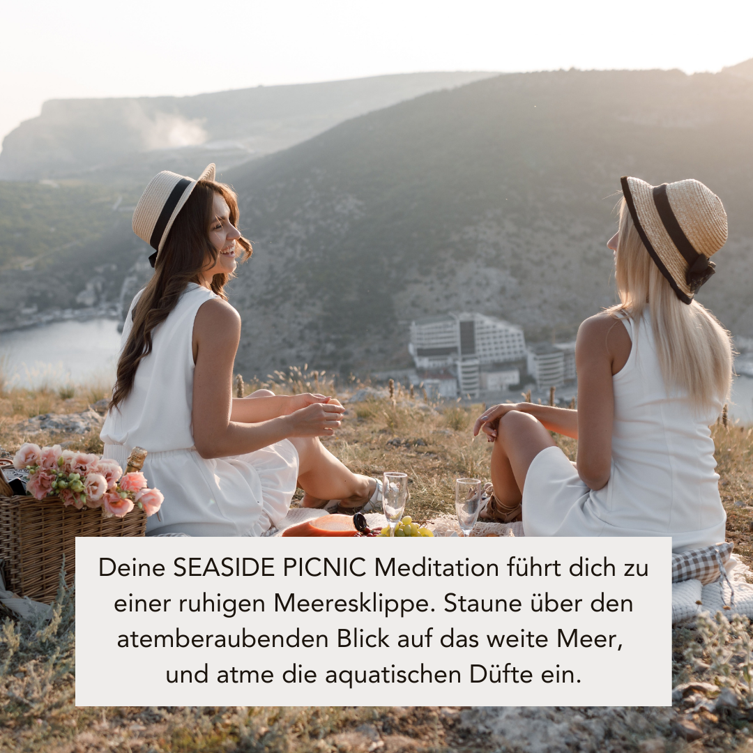 SEASIDE PICNIC (110g Duftkerze mit Holzdocht)