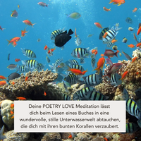 POETRY LOVE (300g Kerze) MEDITATION: Tauchgang zum Korallenriff