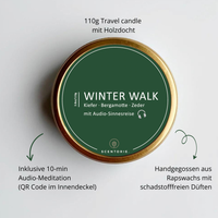 WINTER WALK (110g Duftkerze mit Holzdocht)