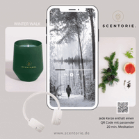 WINTER WALK (300g Kerze) MEDITATION: Winterwald Spaziergang