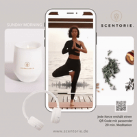 SUNDAY MORNING (300g Kerze) MEDITATION: Einführung in dein Yogatraining