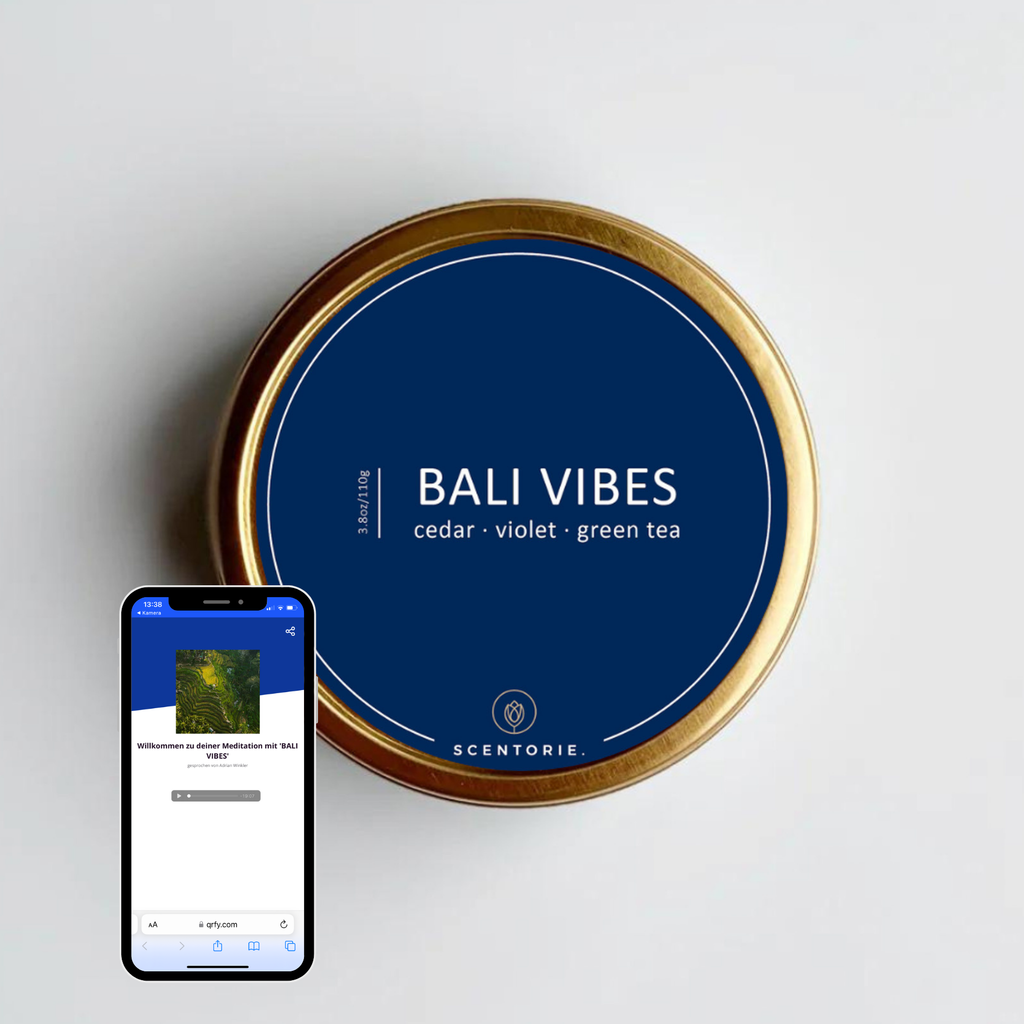 BALI VIBES (110g Kerze mit Holzdocht)