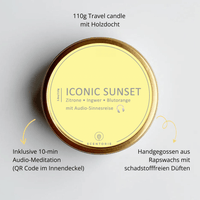 ICONIC SUNSET (110g Duftkerze mit Holzdocht)