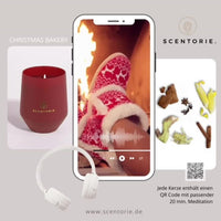 MERRY CHRISTMAS (110g Duftkerze mit Holzdocht)