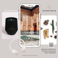 GOLDEN PALACE (110g Duftkerze mit Holzdocht)