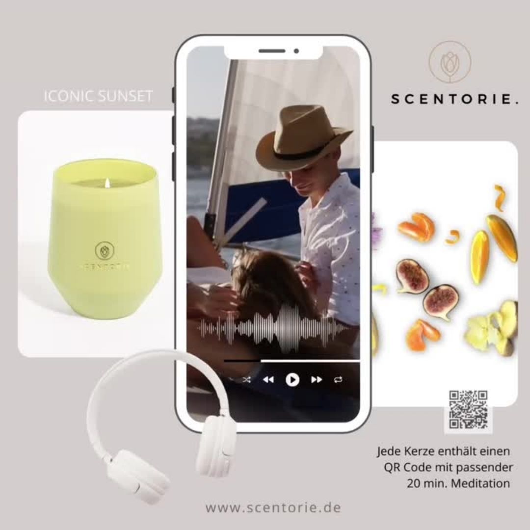 ICONIC SUNSET (110g Duftkerze mit Holzdocht)