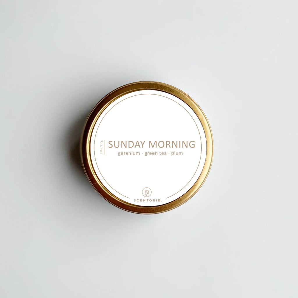 DUFTKERZE SUNDAY MORNING - WHITE (110g)